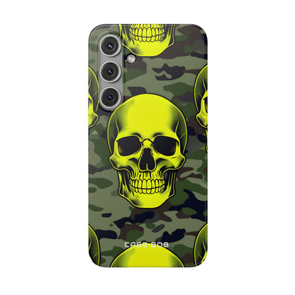Neon Skull Camo Samsung S24 Plus Case - Soft
