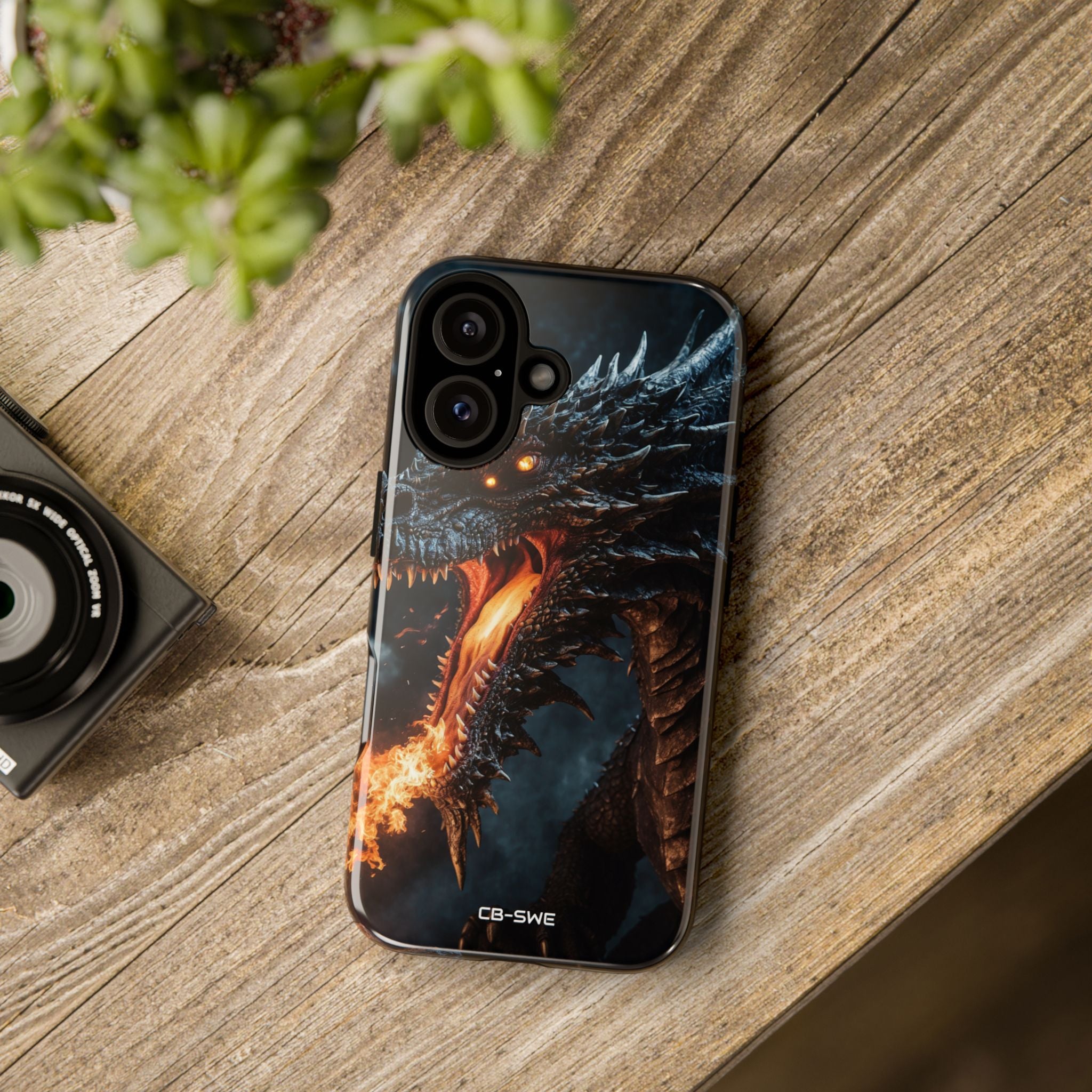 Fiery Breath Erupts - iPhone Case