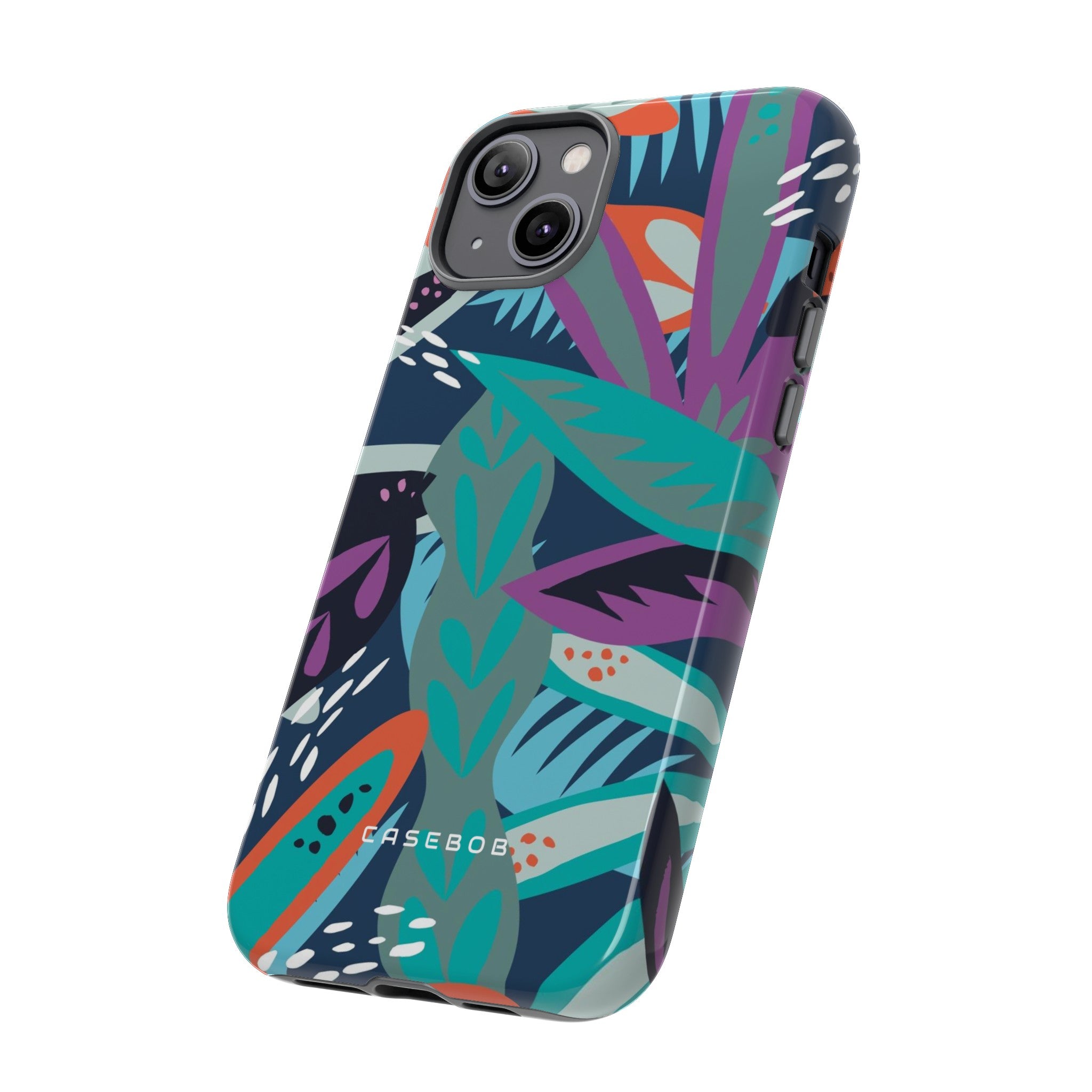 Tropical Leaf Moz - Protective Phone Case