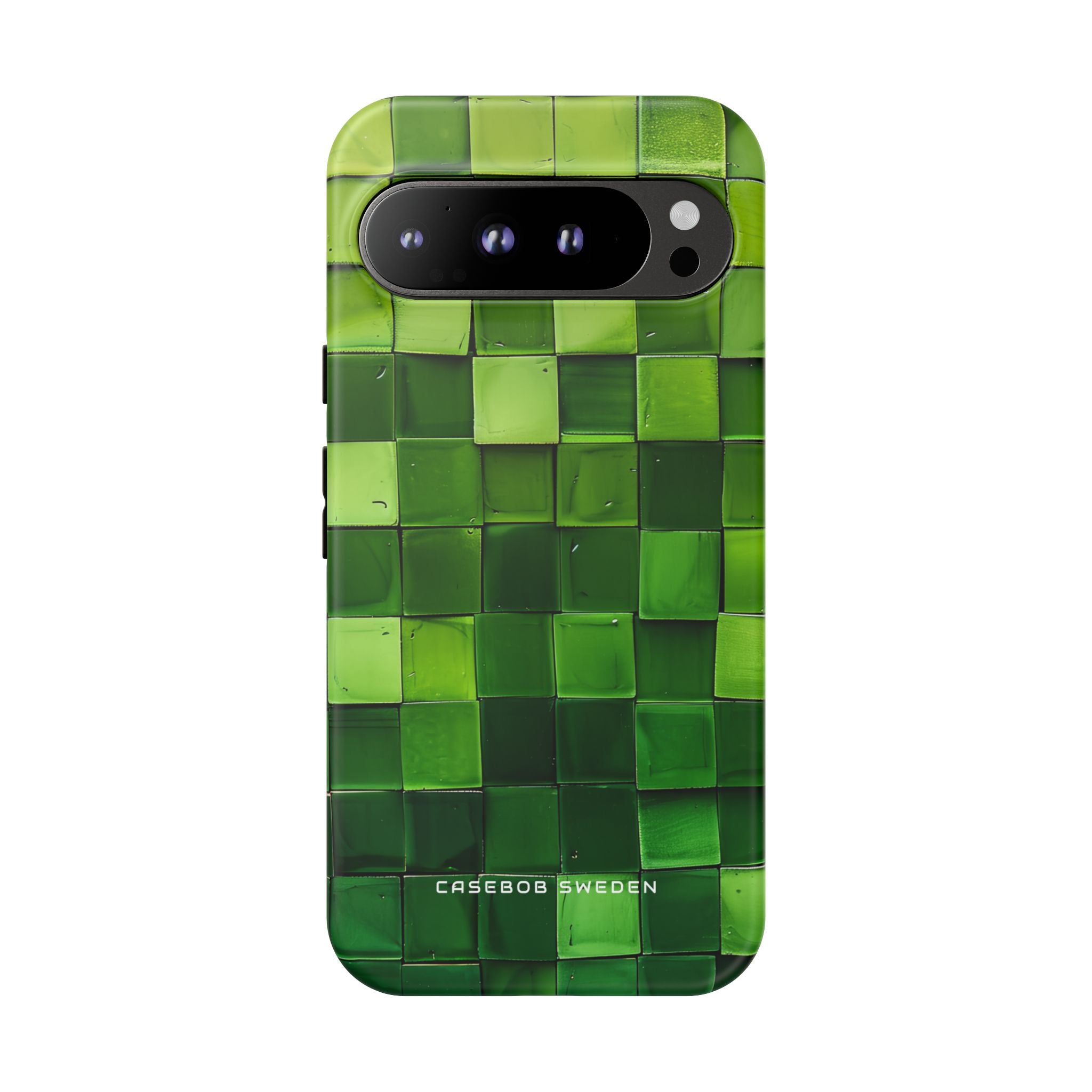 Green Cube Gradient Harmony Google Pixel 9 - Tough Phone Case