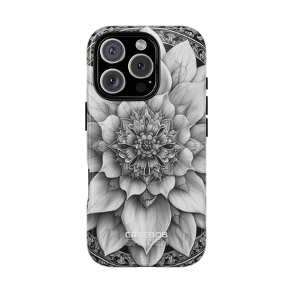 Cosmic Floral Mandala iPhone 16 - Tough+