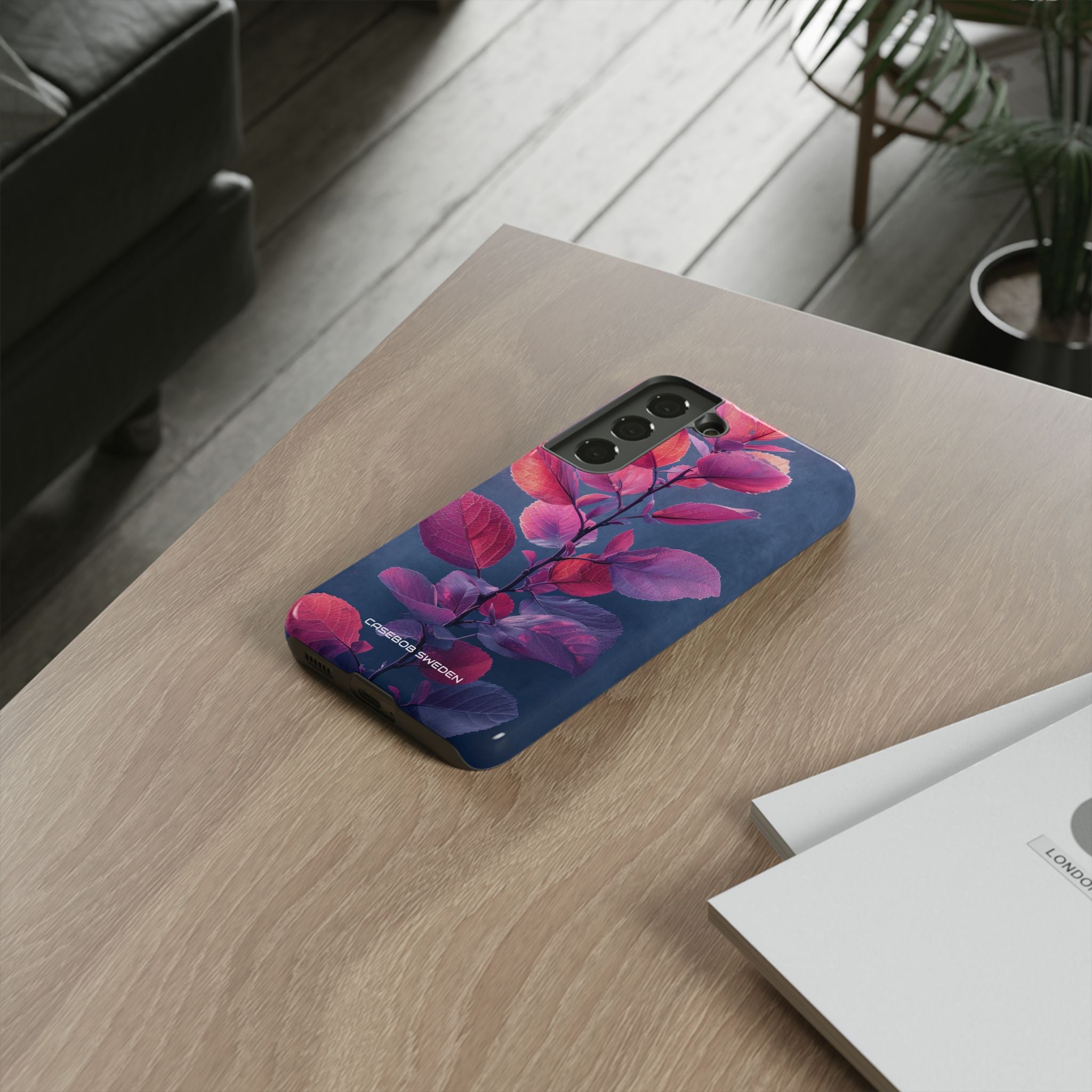 Pink Blue Nature - Tough Samsung S22 Phone Case