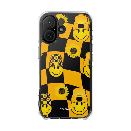 Joyful Checkered Smiles iPhone Case - Impact