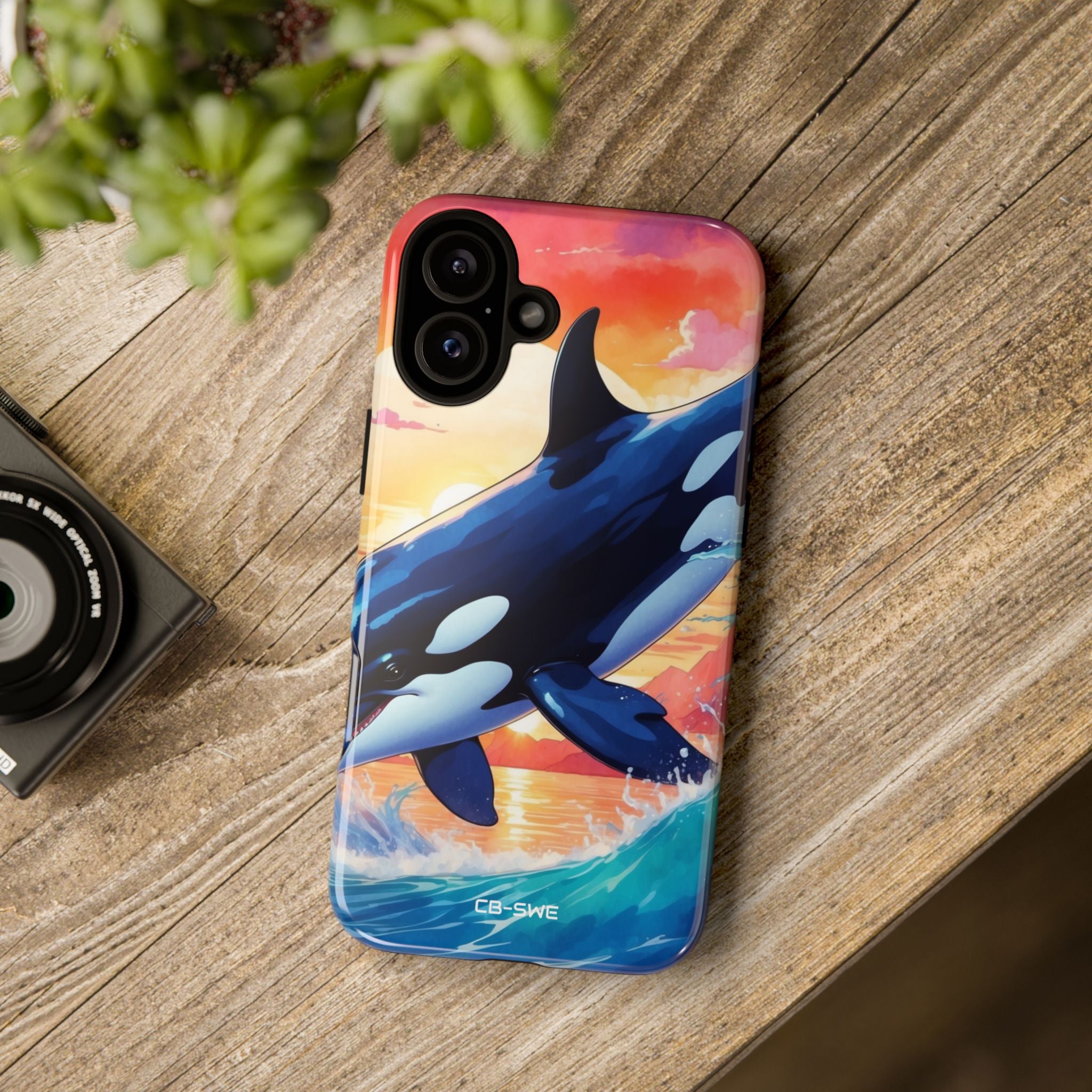 Orca Leaps Joyfully - iPhone Case