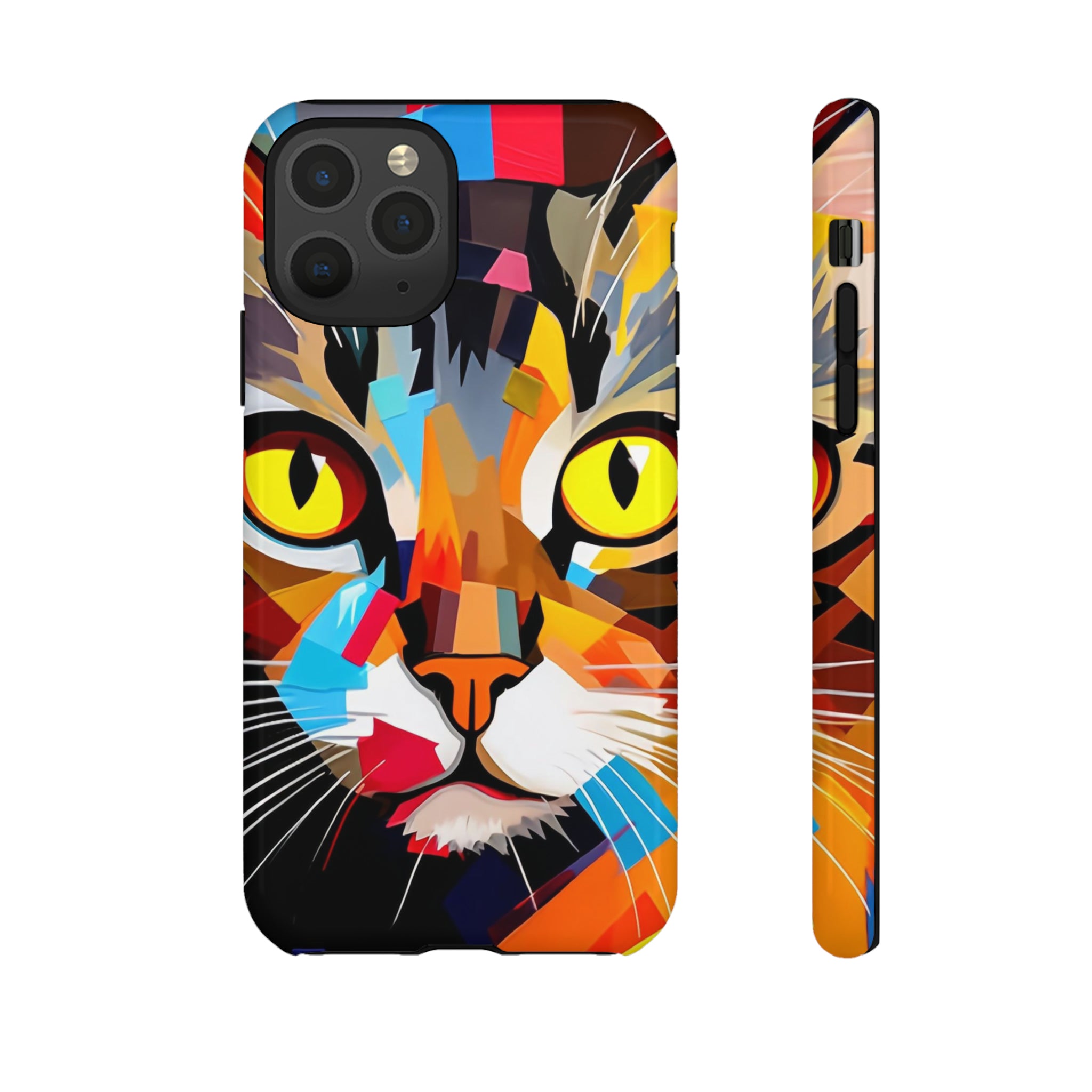 Abstract Kitty Palette Samsung Case (Protective)