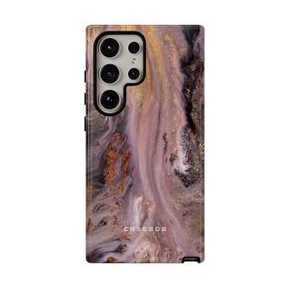 Pink Marble Ink Art - Protective Phone Case