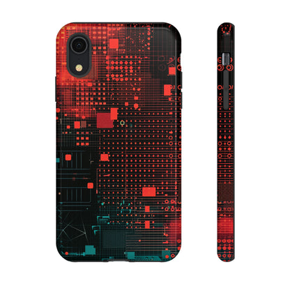 Secure Spectrum: Digital Gradient - Protective Phone Case