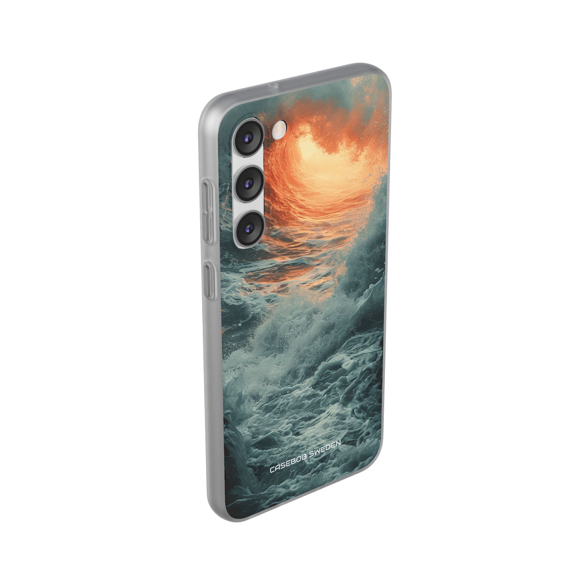 Fiery Wave Power - Flexi Samsung S23 Phone Case