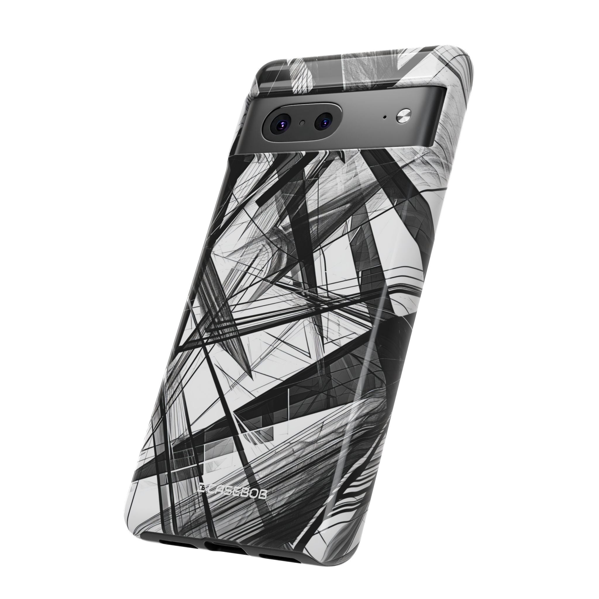 Monochrome Chaos - Phone Case for Google Pixel