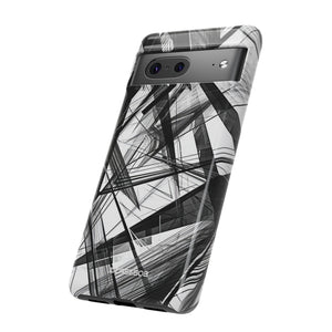 Monochrome Chaos | Protective Phone Case for Google Pixel