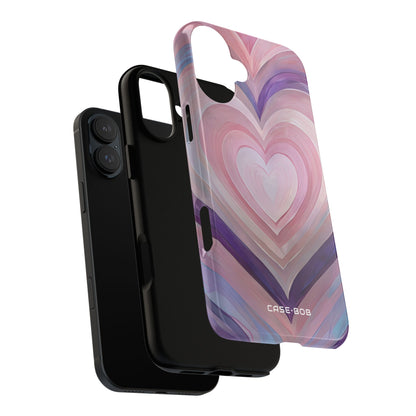 Swirling Hearts iPhone 16 Plus Case - Tough