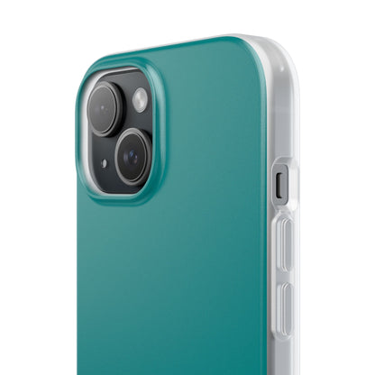 Dark Cyan iPhone 15 - Flexi Phone Case