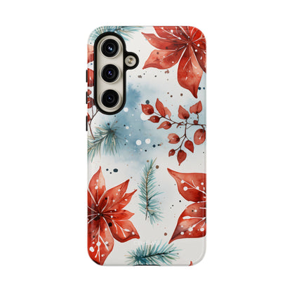Poinsettias Bloom Bright - Samsung Case