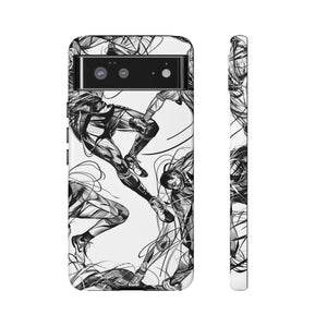 Dynamic Athletic Surrealism | Protective Phone Case for Google Pixel