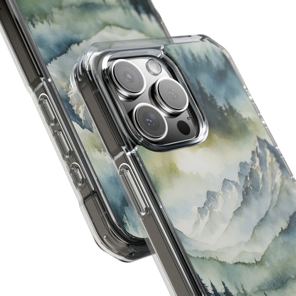 Misty Peaks Emerge iPhone Case - Impact
