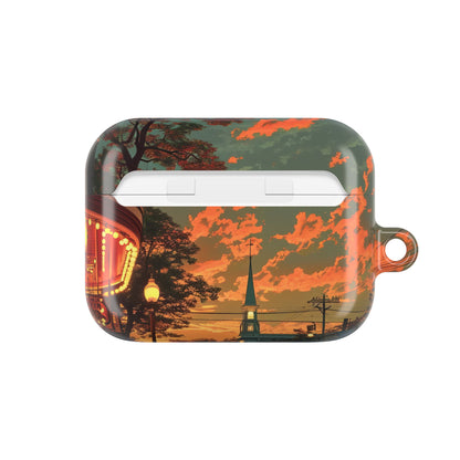 Crimson Classic Glow - AirPods Case