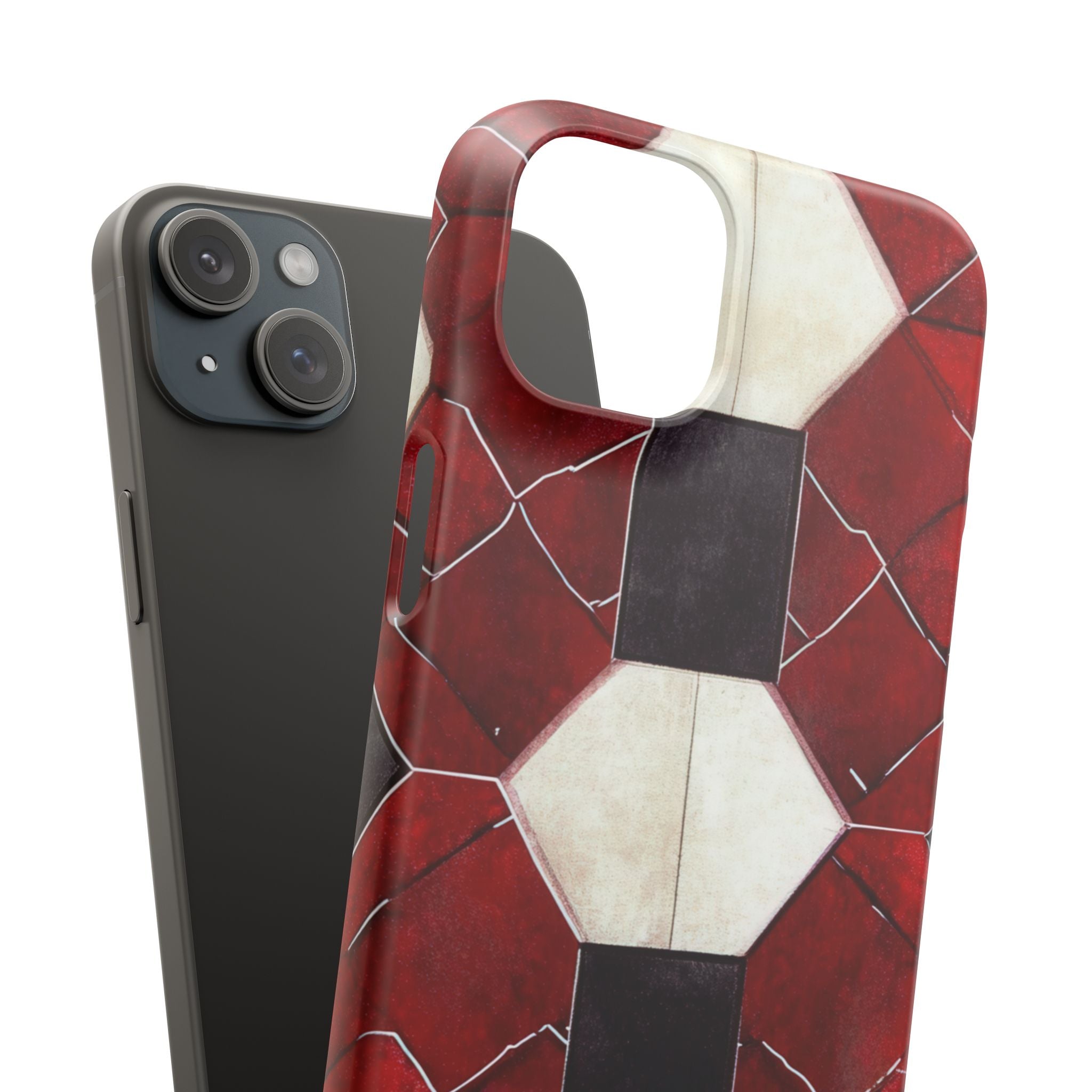 Gothic Hexagon Symmetry iPhone 15 - Slim Phone Case