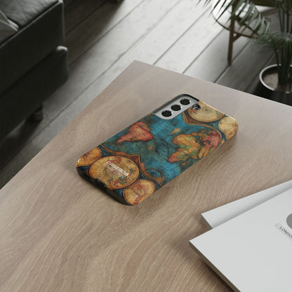 Vintage World Map  Samsung S22 - Tough