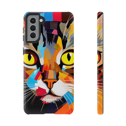 Abstract Kitty Palette - Protective Phone Case