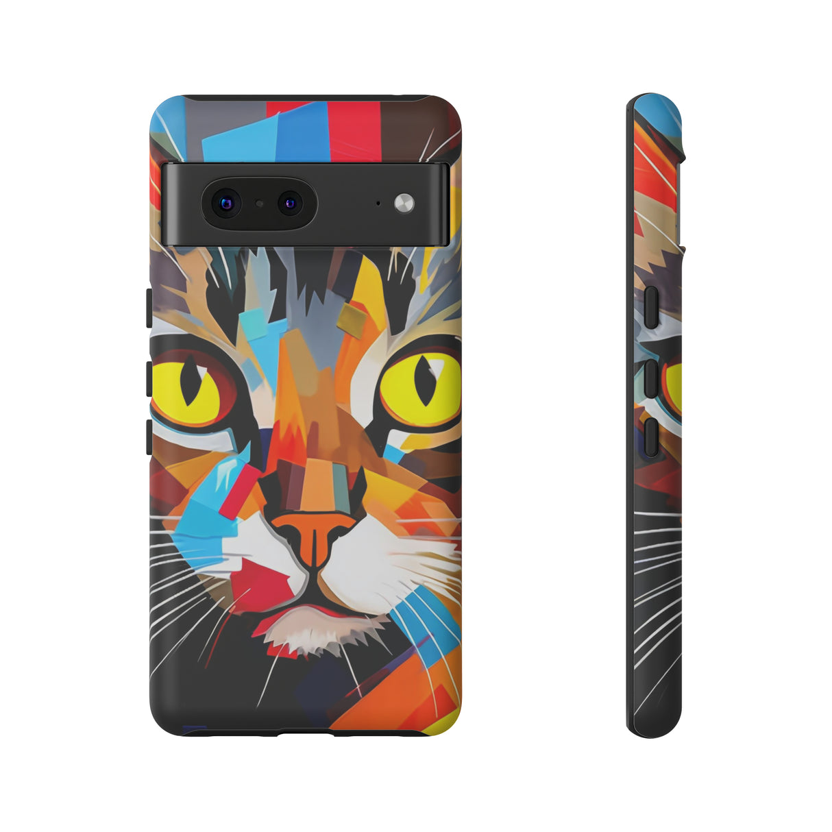 Abstract Kitty Palette Samsung Case (Protective)