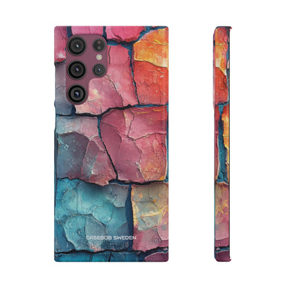 Cracked Earth Mosaic - Slim Samsung S22 Phone Case