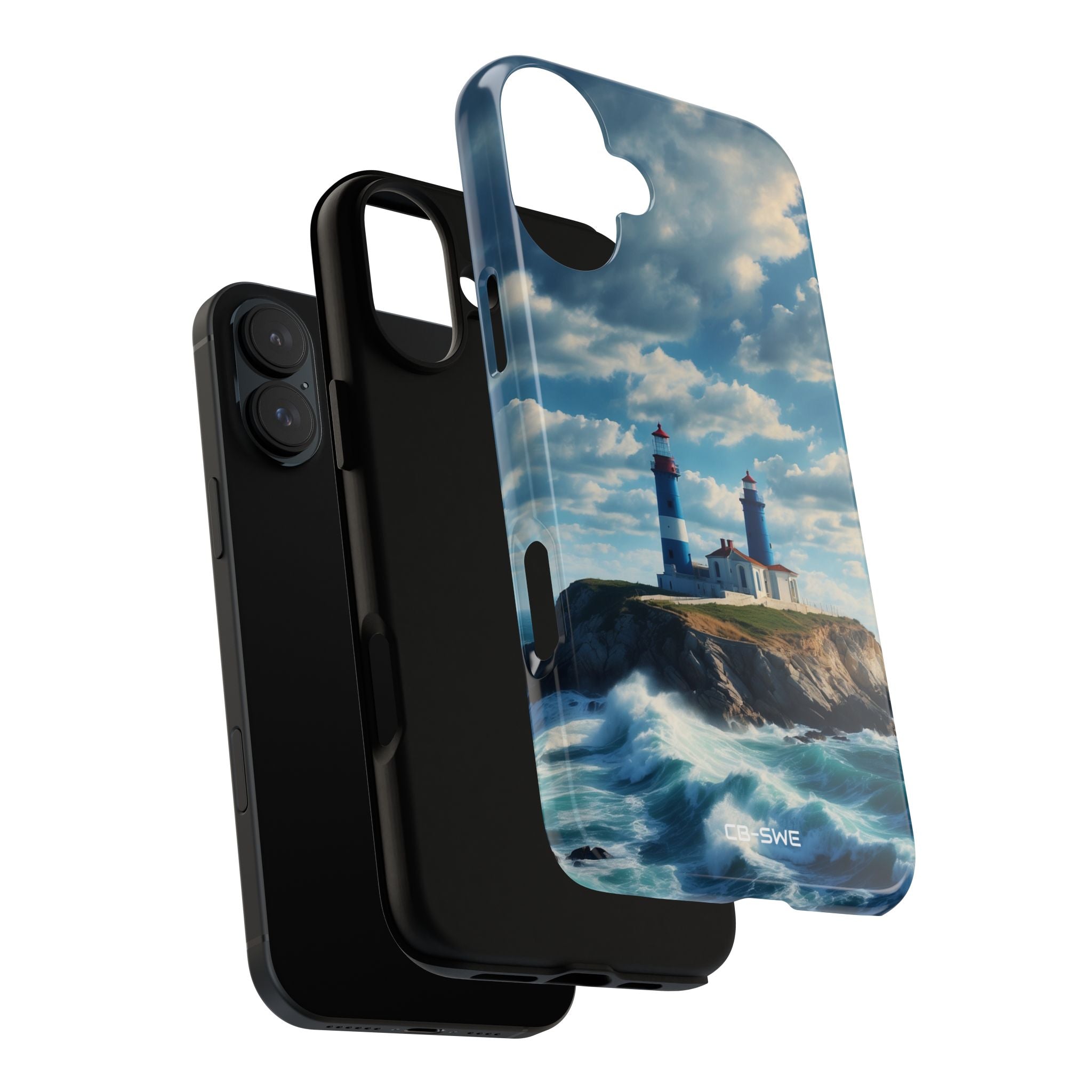 Lighthouse Guards Waves - iPhone Case