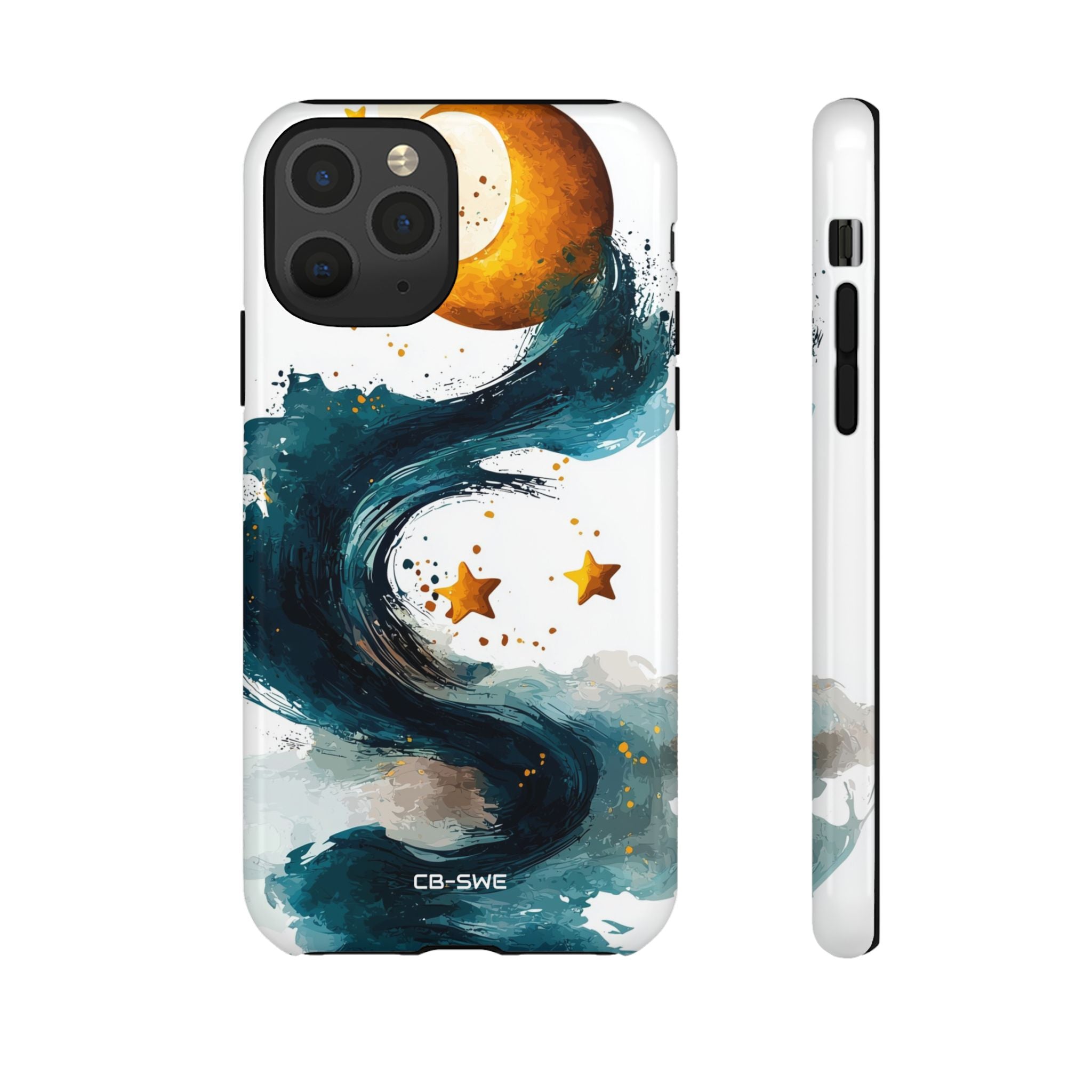 Celestial Waves Dance - iPhone Case