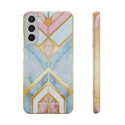 Gold Pink Art Deco - Slim Samsung S22 Phone Case