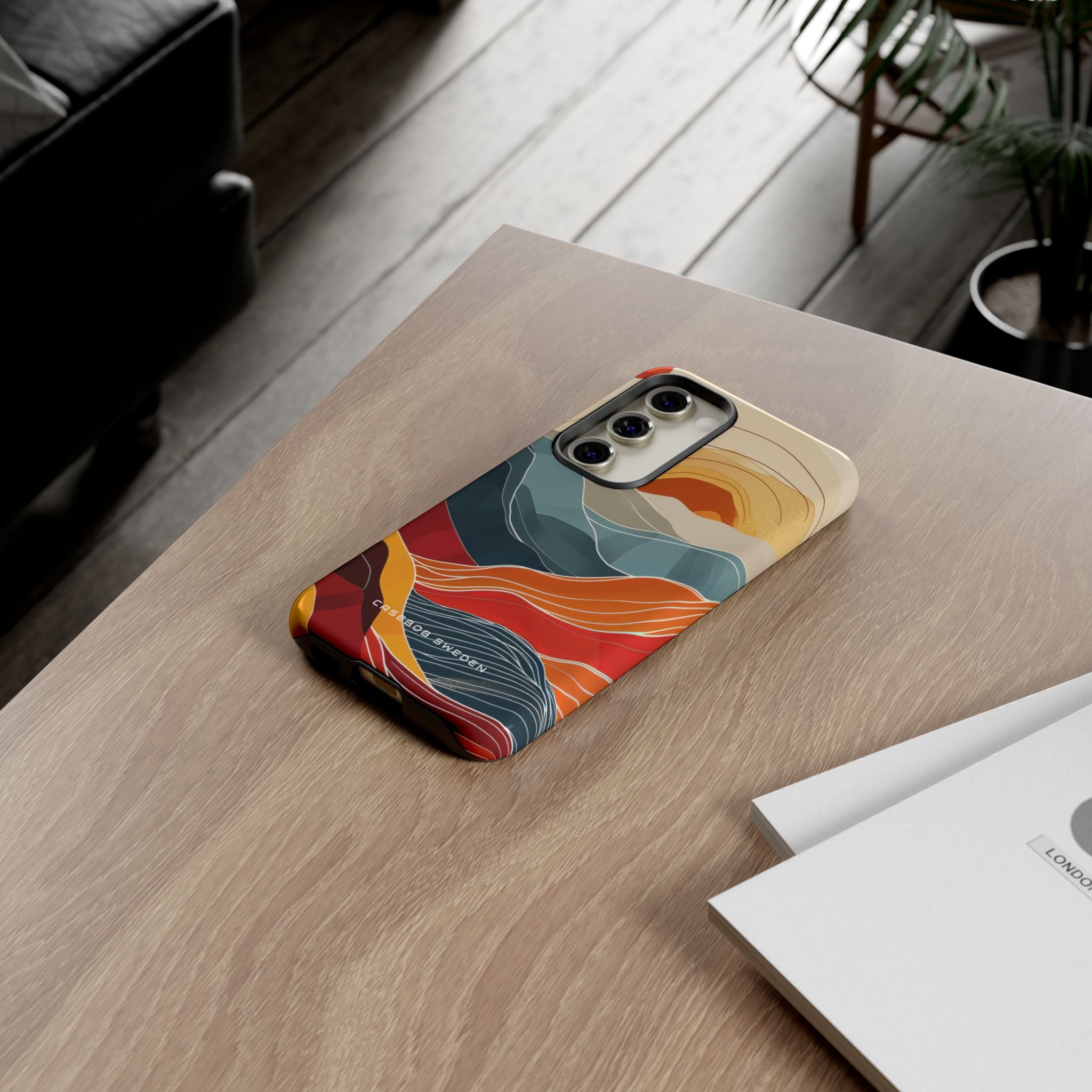 Harmonic Flow of Lines and Color Samsung S23 - Tough Phone Case