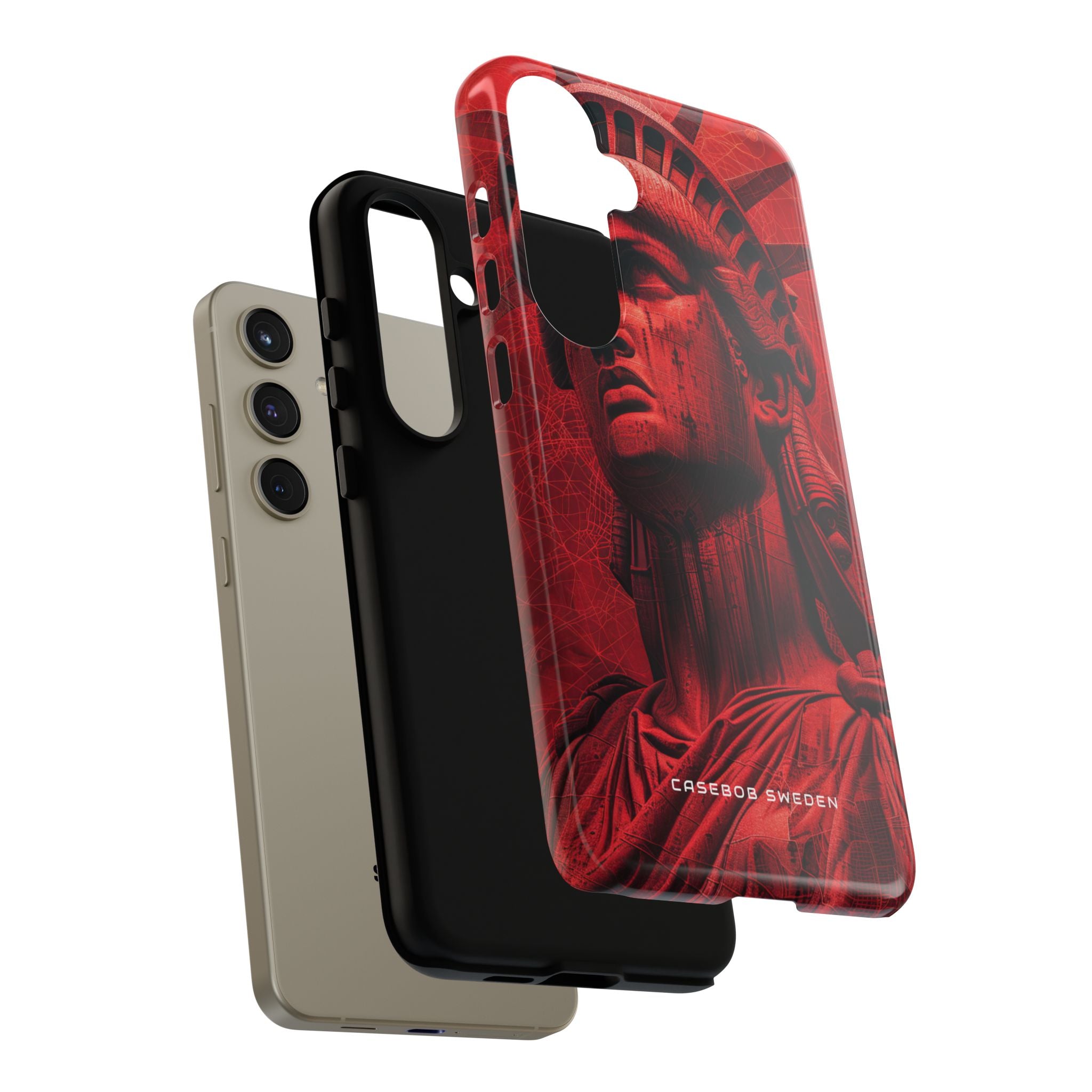 Zen Red Liberty Vision Samsung S24 - Tough Phone Case