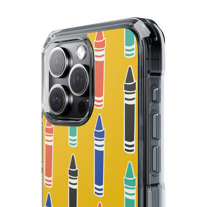 Crayons Dance Joyfully iPhone Case - Impact