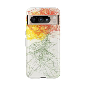 Fiery Blossom | Protective Phone Case for Google Pixel