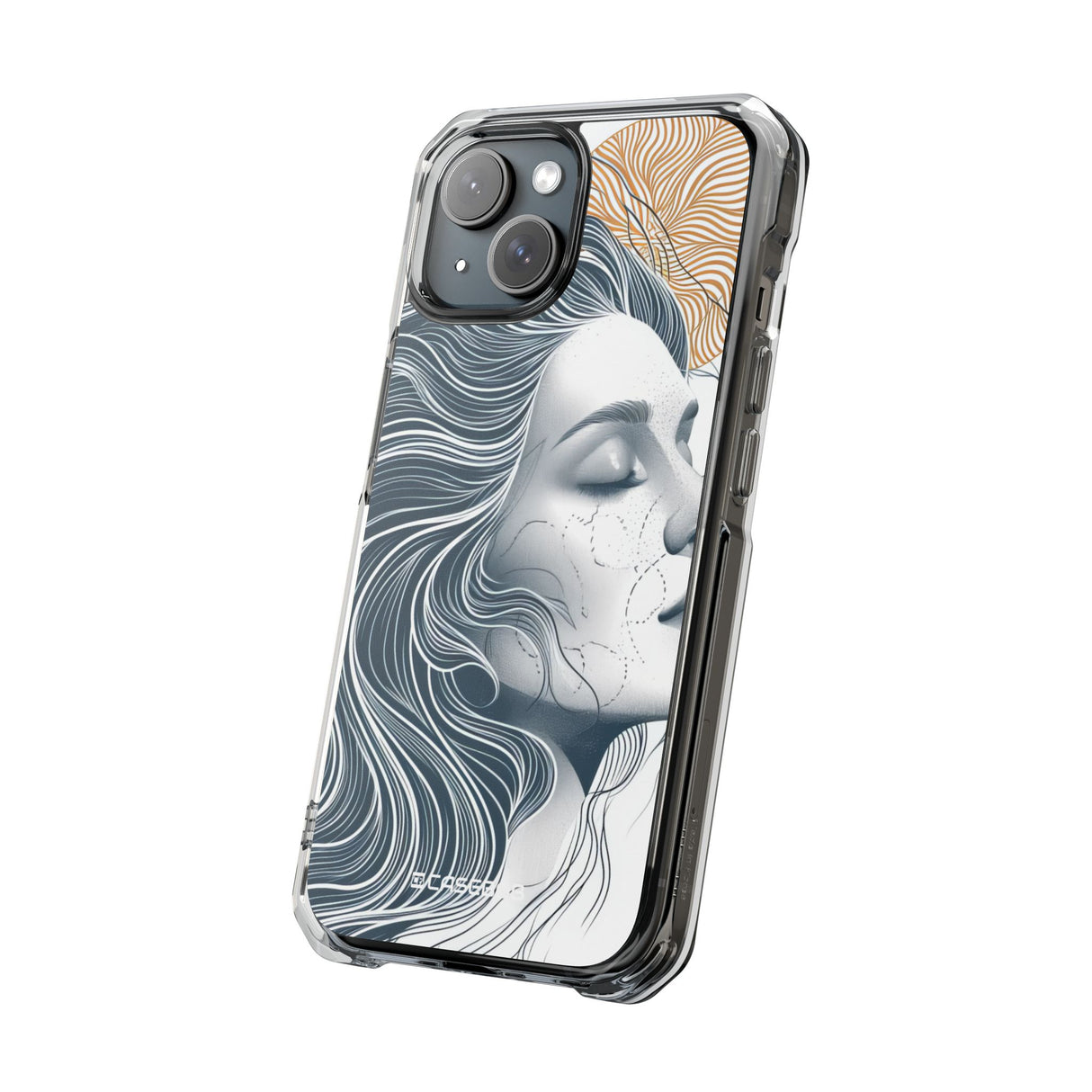 Serene Abstraction - Phone Case for iPhone (Clear Impact - Magnetic)