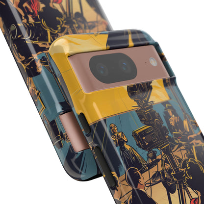 Golden Era Cinematic Spotlight Google Pixel 8 - Tough Phone Case