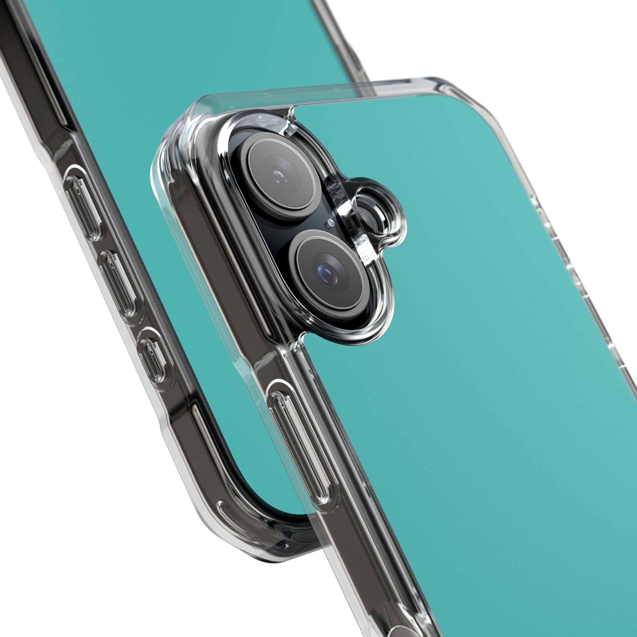 Medium Turquoise iPhone 16 - Clear Impact Phone Case