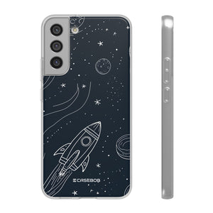 Cosmic Doodle Adventure | Flexible Phone Case for Samsung Galaxy