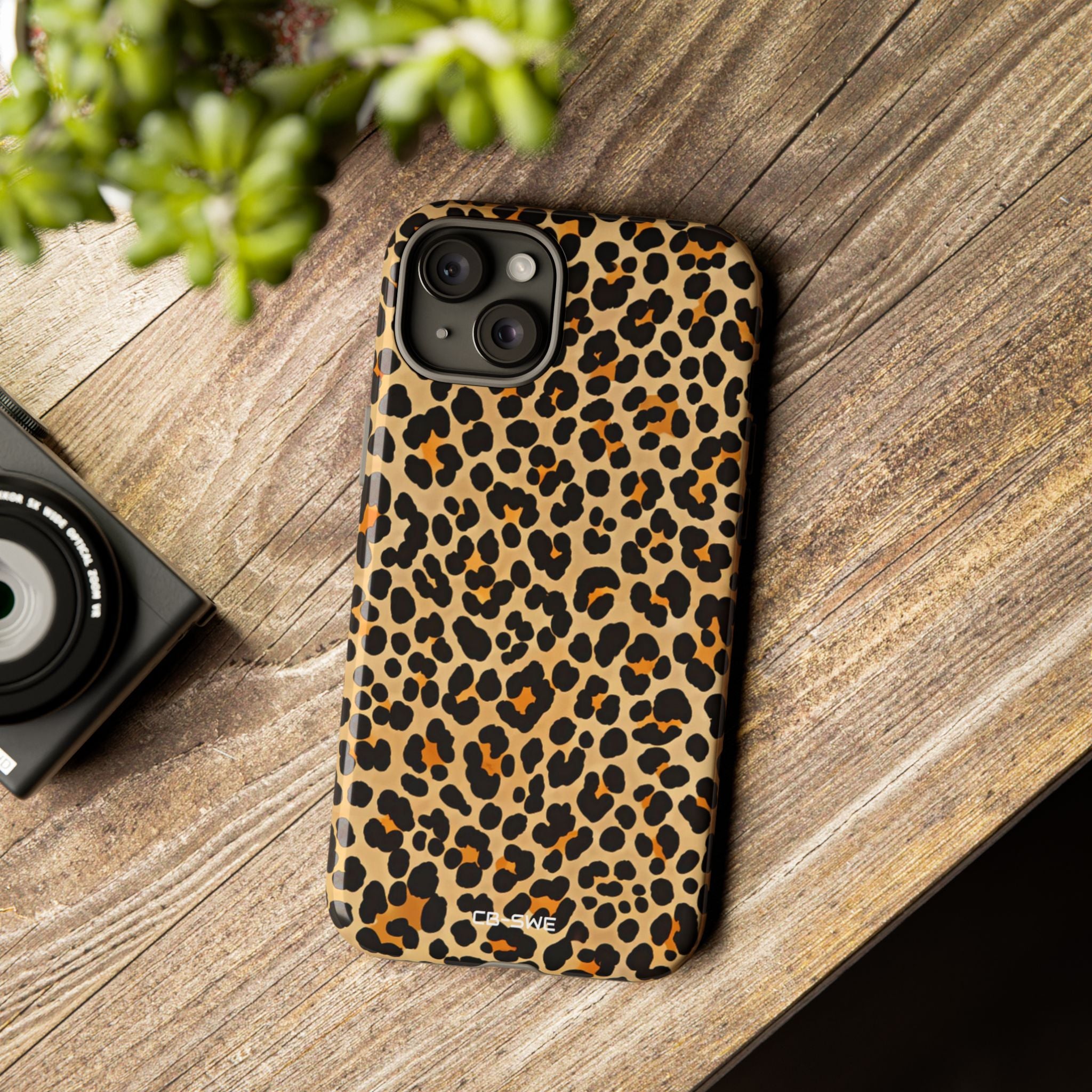 Leopard Print Elegance - iPhone Case