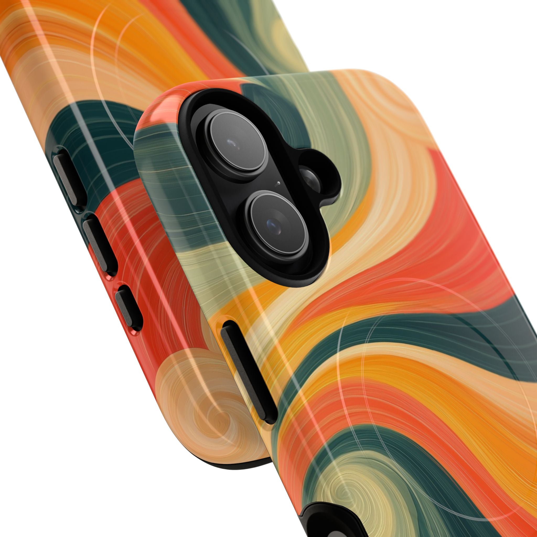 Swirling Ember iPhone 17 Case - Tough+