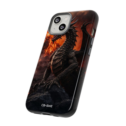 Fiery Dragon Soars - iPhone Case