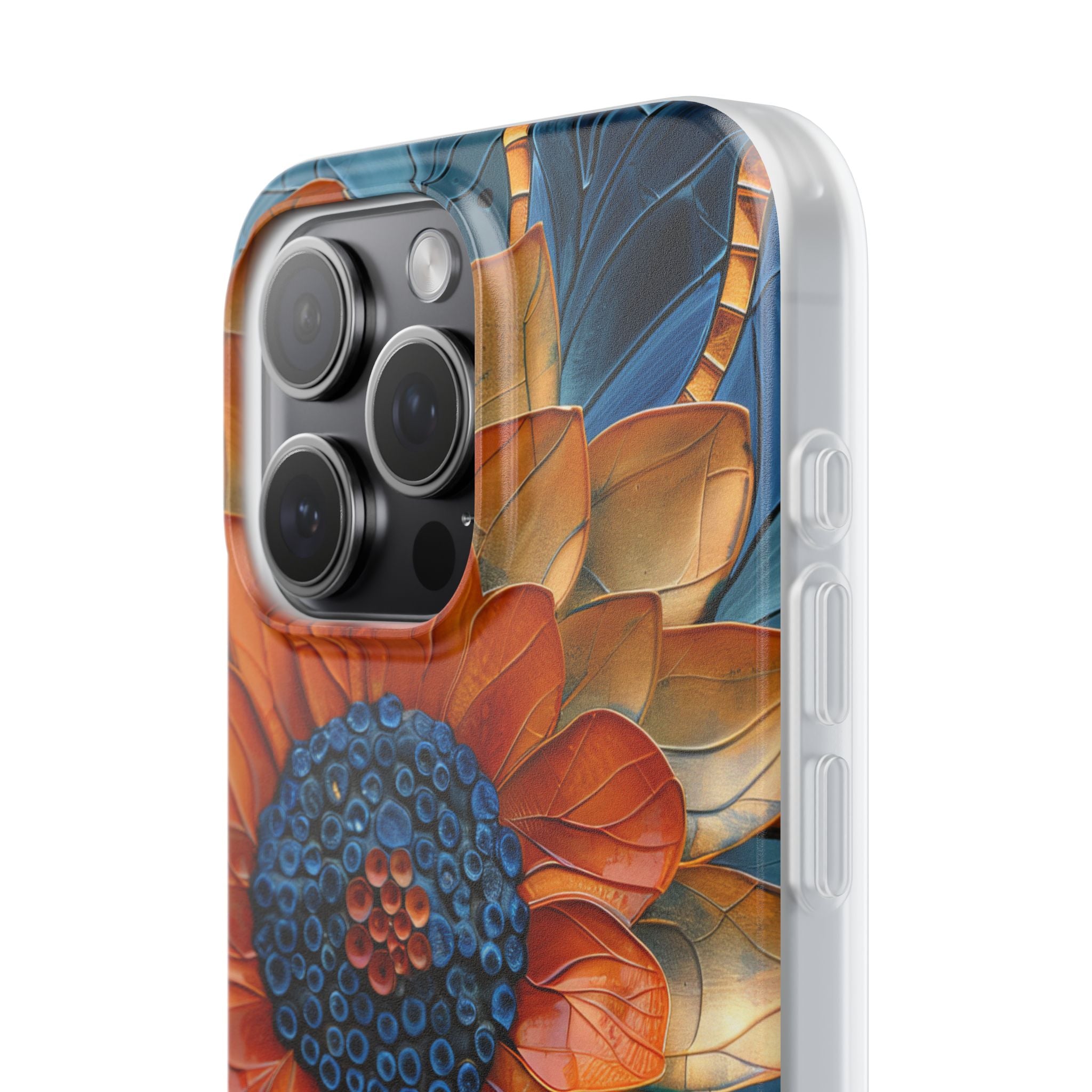 Mosaic Blossom Harmony iPhone 15 - Flexi Phone Case