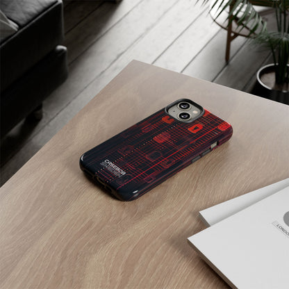 Cyber Locks Grid iPhone 14 - Resistente