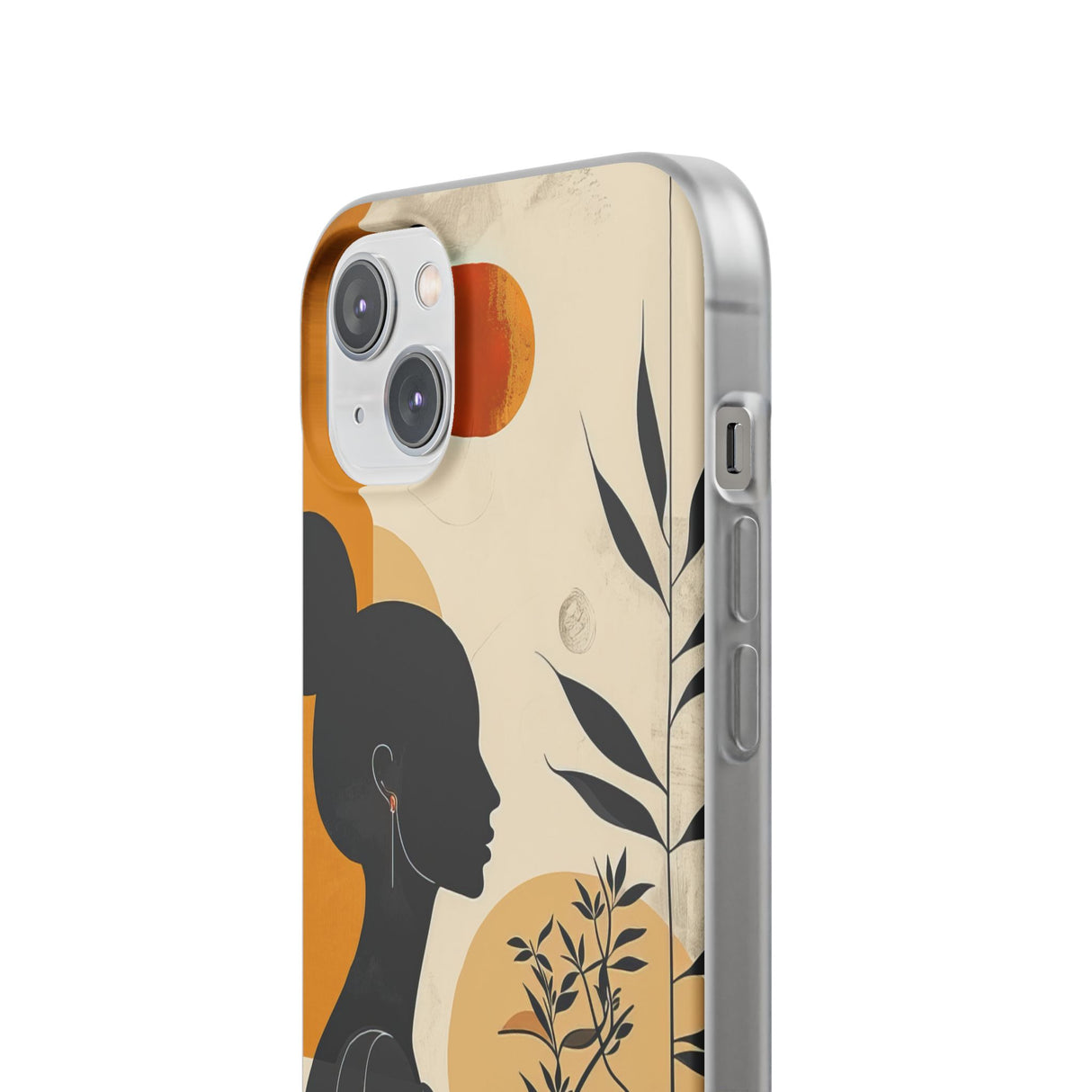 Modern Silhouette Tranquility | Flexible Phone Case for iPhone