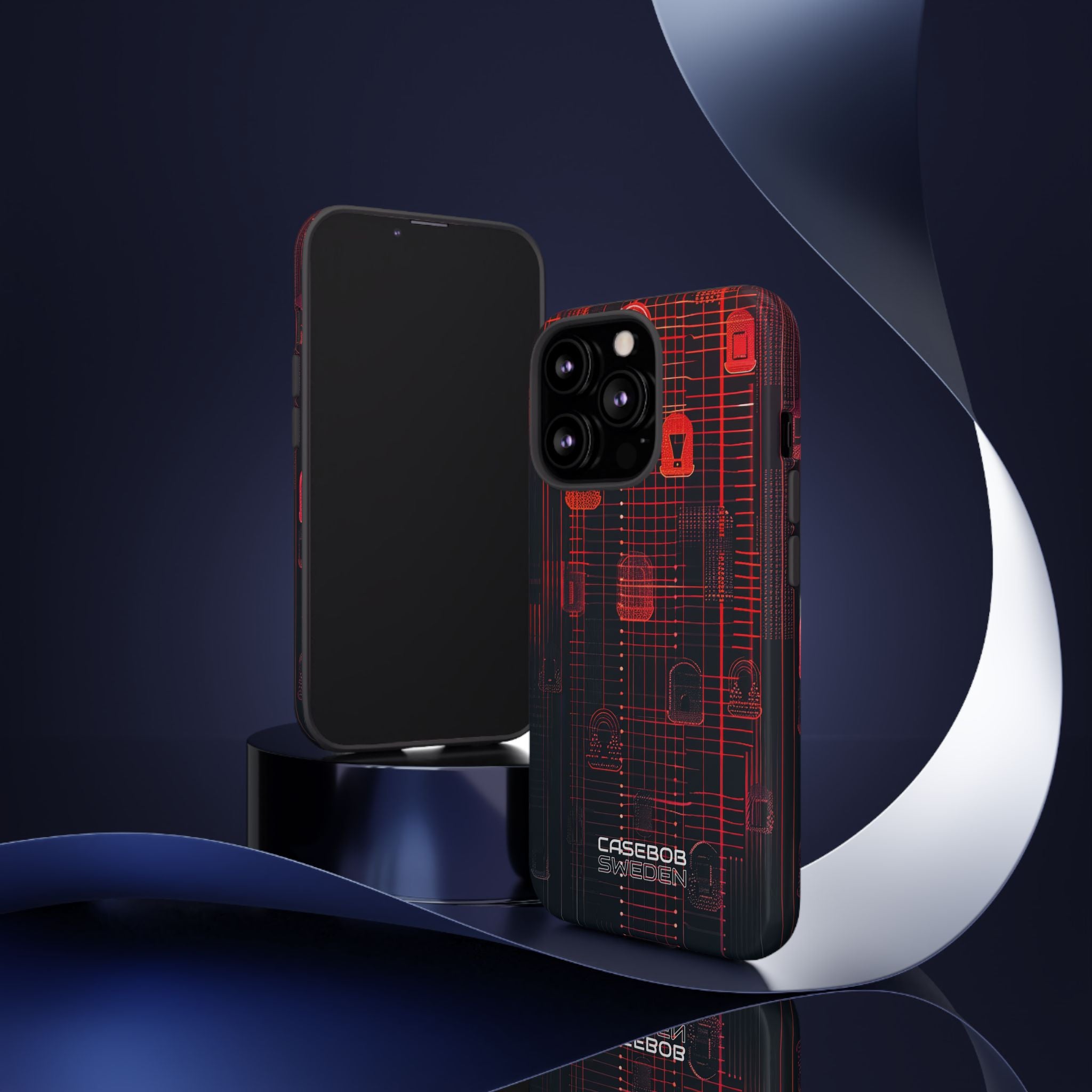 Cyber Locks Grid iPhone 13 - Tough