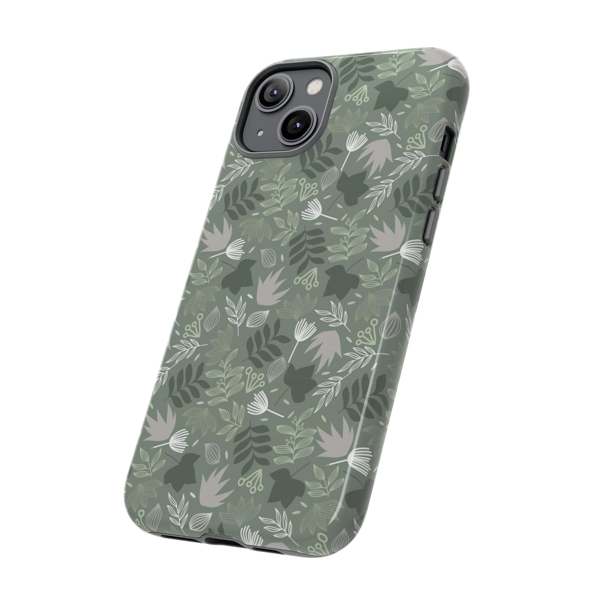 Jungle Green Leaf - Protective Phone Case