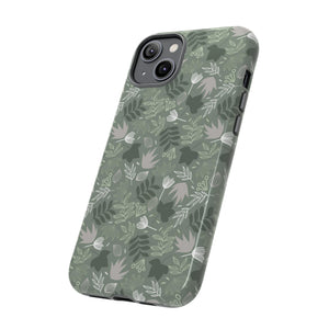 Jungle Green Leaf - Protective Phone Case