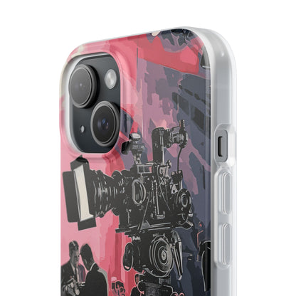 Retro Cinematic Spotlight iPhone 15 - Flexi Phone Case