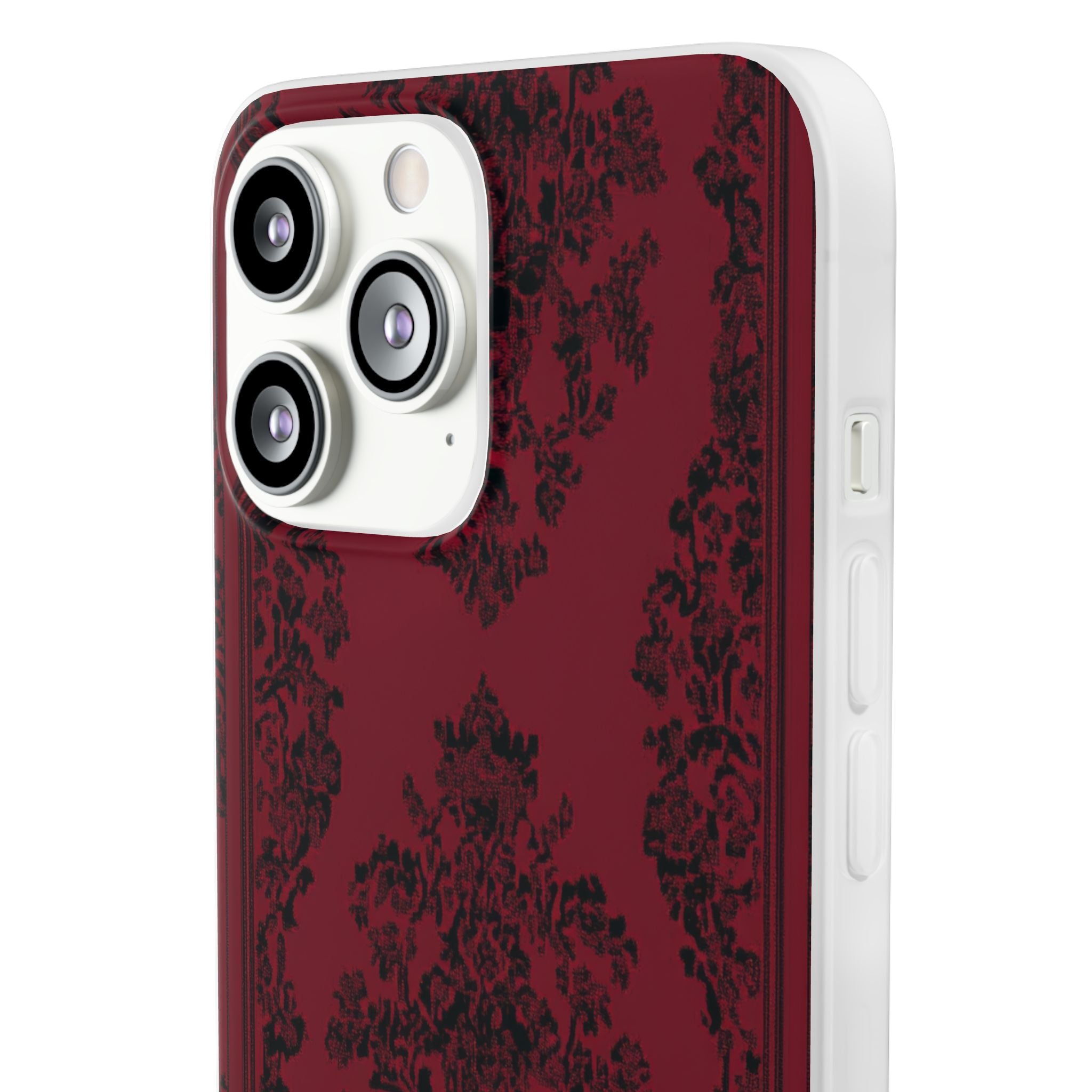 Gothic Crimson Elegance iPhone 13 - Flexi-Telefonhülle