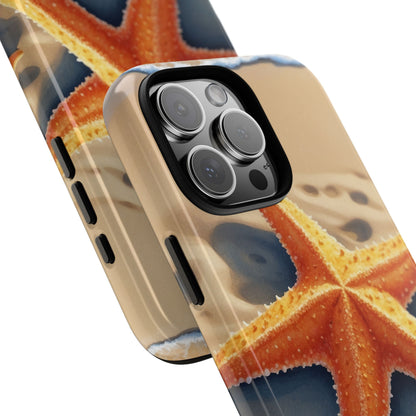 Starfish Rests On Sand - iPhone Case