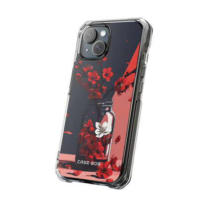 Cherry Blossom Contrast iPhone 15 Case - Impact