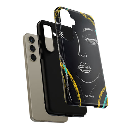Vivid Minimalist Portrait - Samsung Case